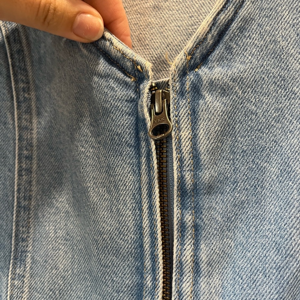 Levi denim Zip-Front Dress - Picture 6 of 10